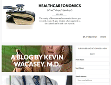 Tablet Screenshot of healthcareonomics.com